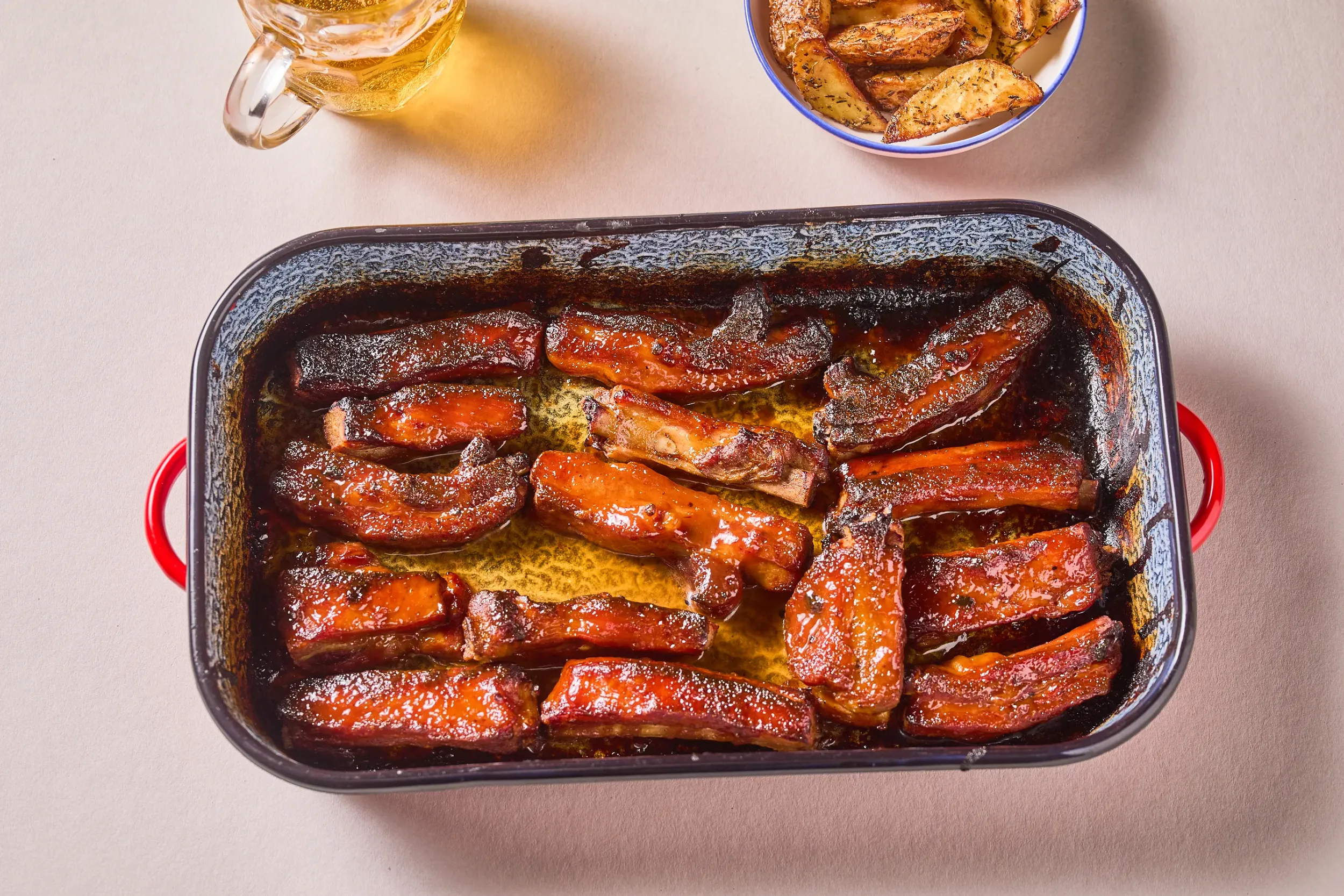 Mézes-mustáros sült oldalas